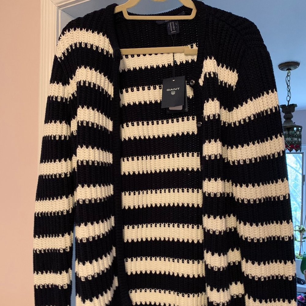 GANT Striped Cardigan